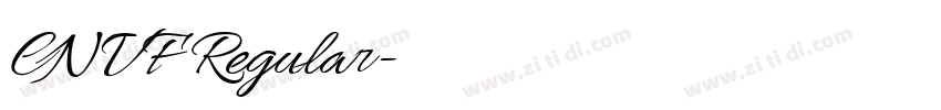 CNVF Regular字体转换 CNVF Regular字体转换